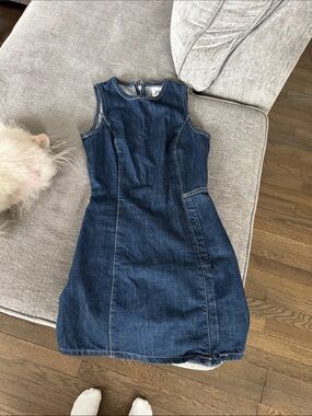 Zara denim mini dress